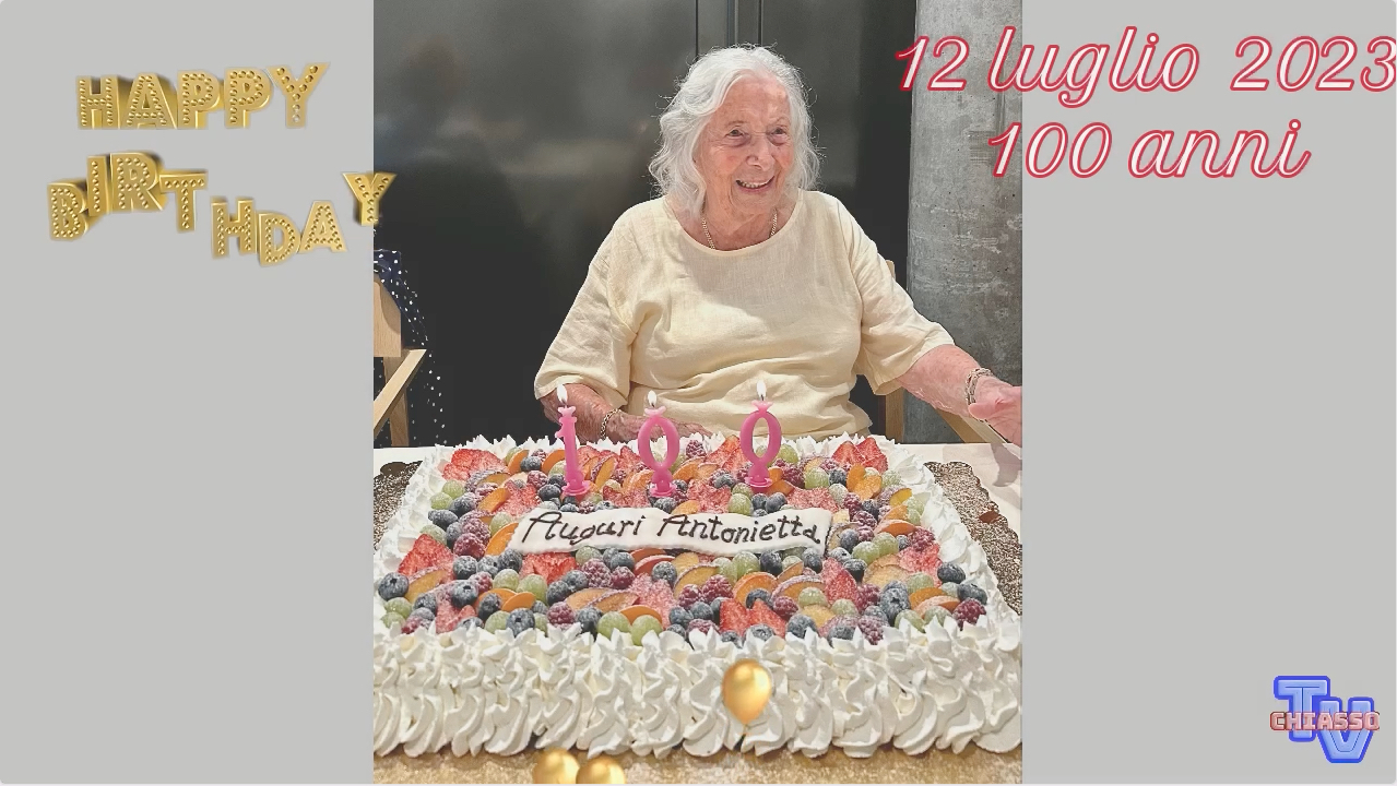 'Auguri da Chiasso TV a Antonietta Enrica Molinari per i suoi 100 anni' episoode image