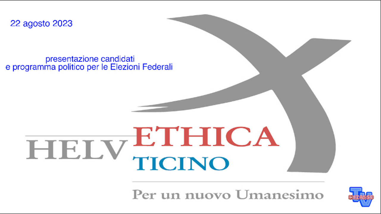 '22 agosto 2023 - Conferenza Stampa HelvEthica Ticino' episoode image