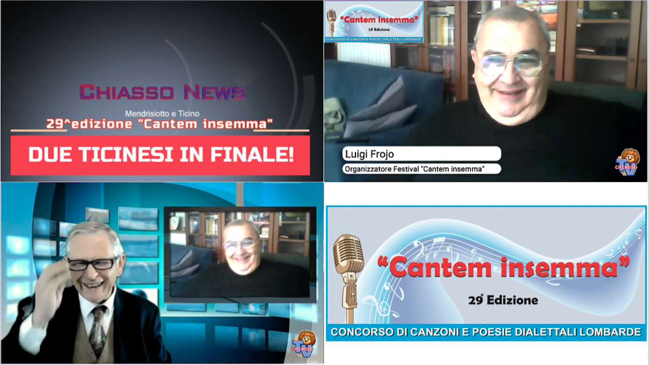 'Chiasso News 3 novembre 2023 - Due Ticinesi in finale al "Cantem insemma" ' episoode image