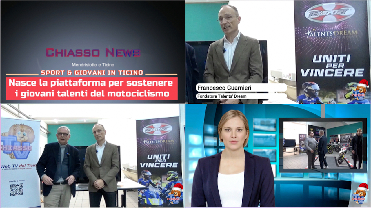 'Chiasso News 22 dicembre 2023 - Dal Ticino Nasce Talents' Dream ' episoode image