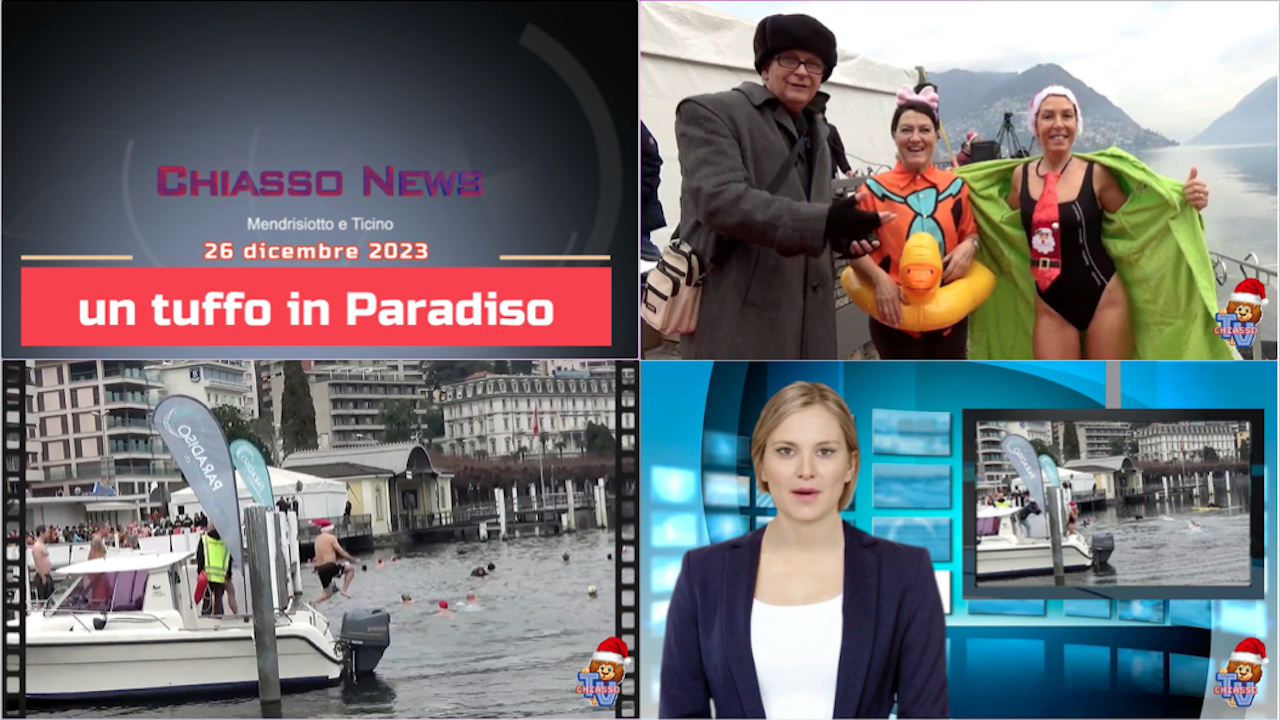 'Chiasso News 26 dicembre 2023 - Un tuffo in Paradiso ' episoode image