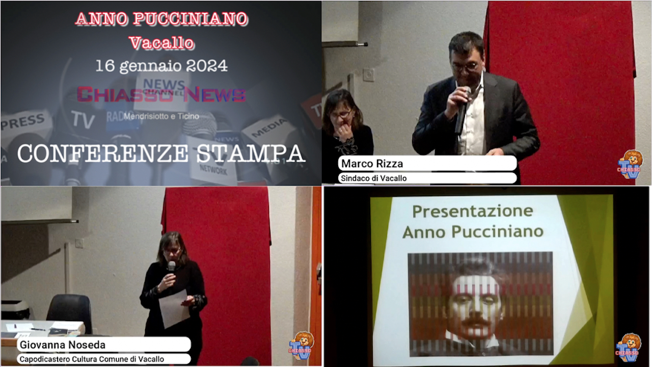 'Conferenza stampa - Anno Pucciniano a Vacallo ' episoode image