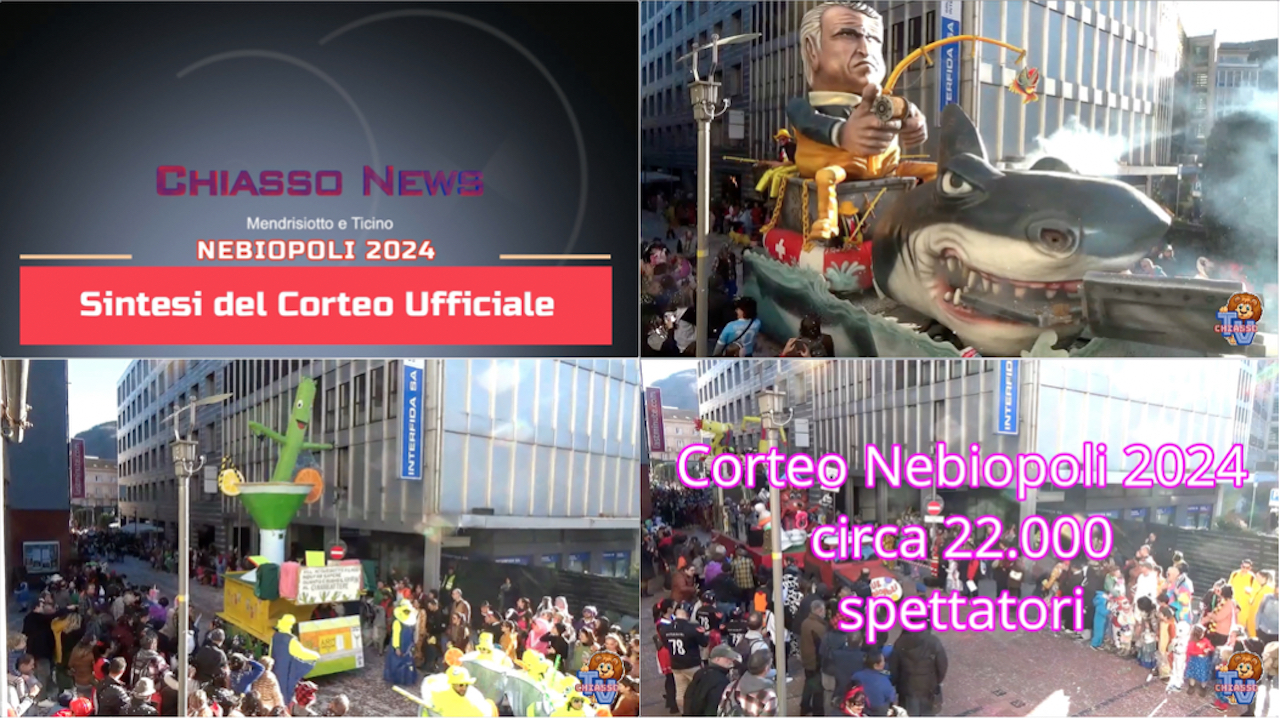 'Chiasso News 27 gennaio 2024 - La sintesi del Corteo Nebiopoli ' episoode image