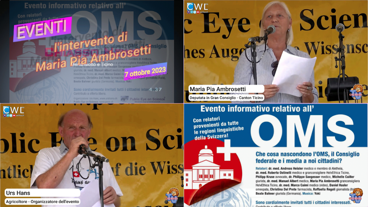 'Winterthur Evento relativo all'OMS - L'intervento di Maria Pia Ambrosetti ' episoode image