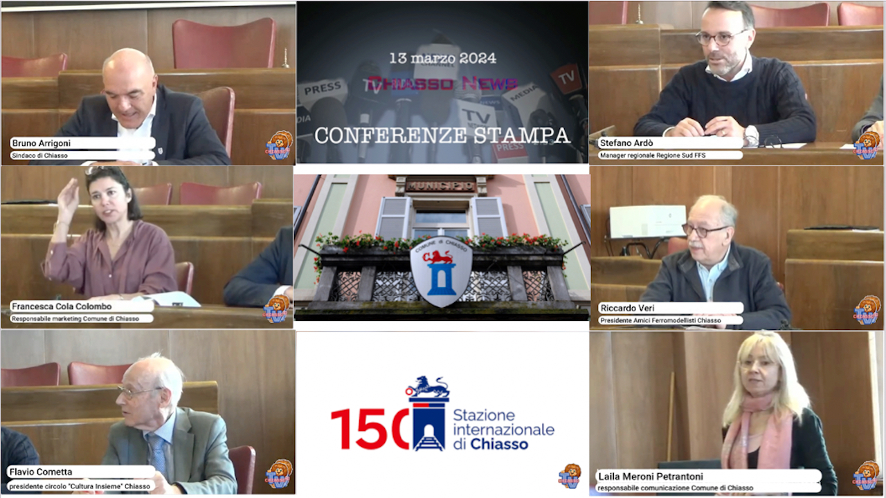 'CONFERENZA STAMPA - EVENTI DEDICATI ALLA STAZIONE DI CHIASSO' episoode image