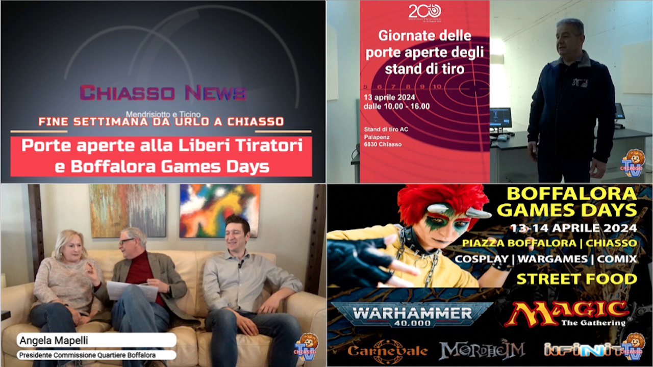 'Chiasso News 6 aprile 2024 - Fine settimana da urlo a Chiasso! ' episoode image