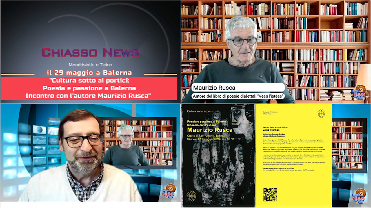 'Poesia e passione a Balerna - Incontro con Maurizio Rusca ' video thumbnail