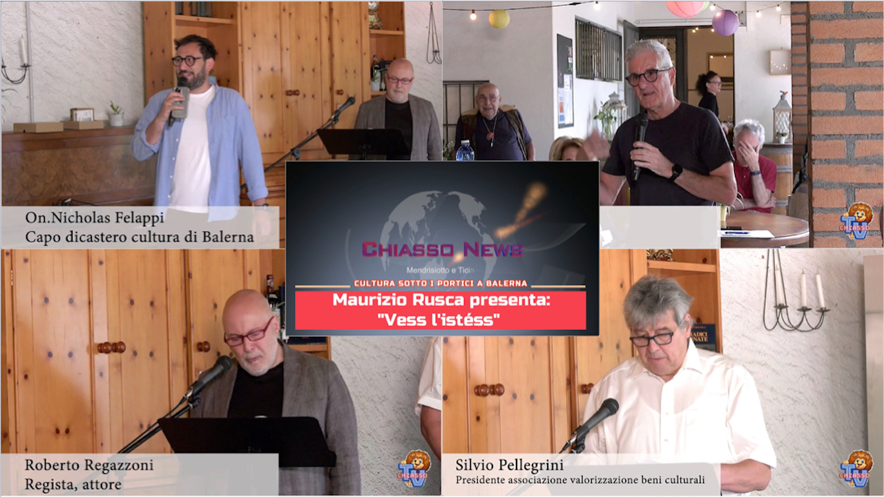'Chiasso News 30 maggio 2024 - Maurizio Rusca presenta "Vess l'istéss" ' episoode image