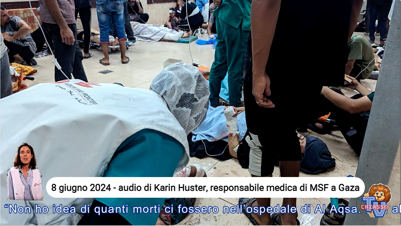 'Chiasso News 9 giugno 2024 - All'ospedale di Al-Aqsa c’è il caos. Nulla giustifica tutto questo' episoode image