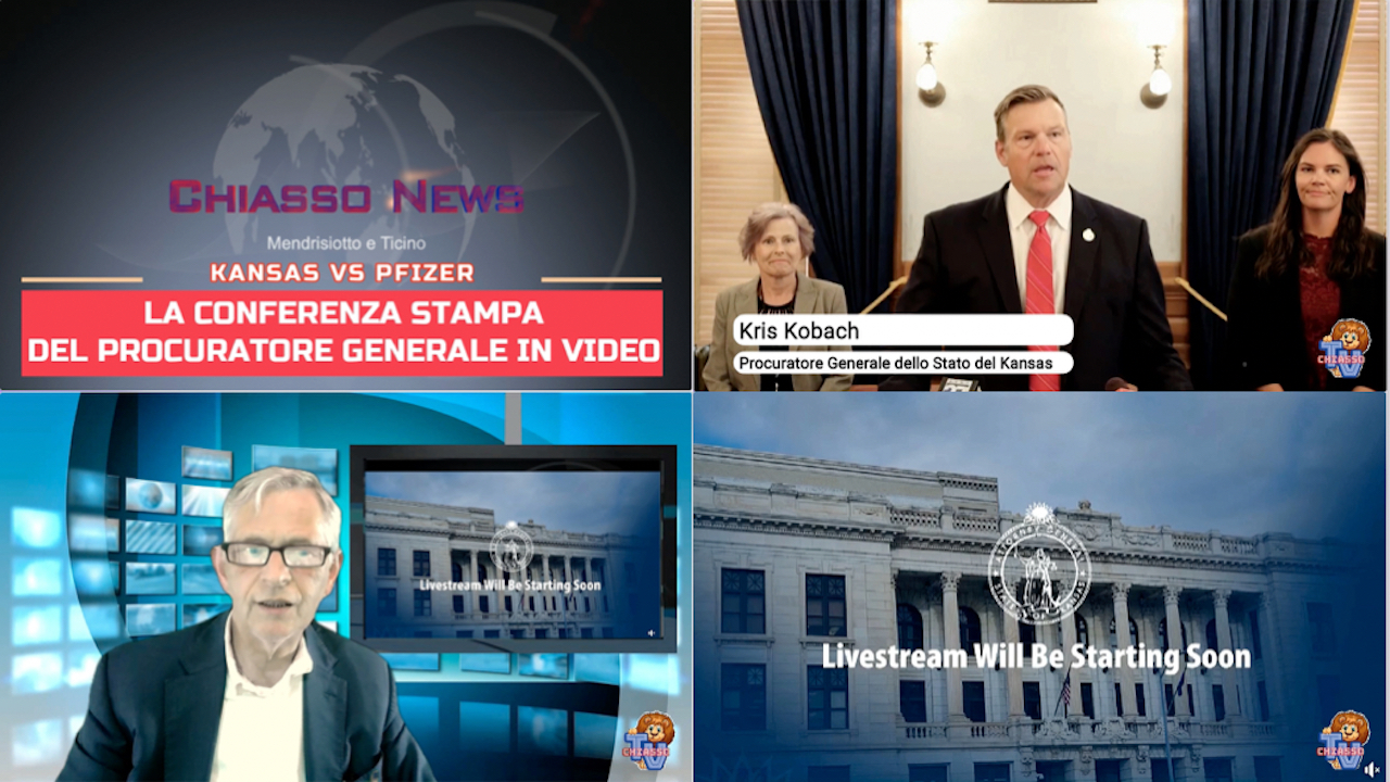 'Kansas Vs Pfizer - Il video della CS del Procuratore Generale' episoode image