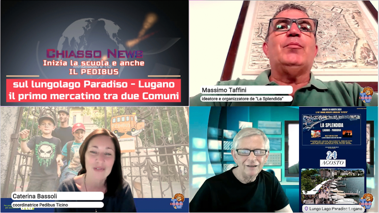 'Nasce "La Splendida" tra Paradiso e Lugano - Inizia la scuola e anche il Pedibus' episoode image