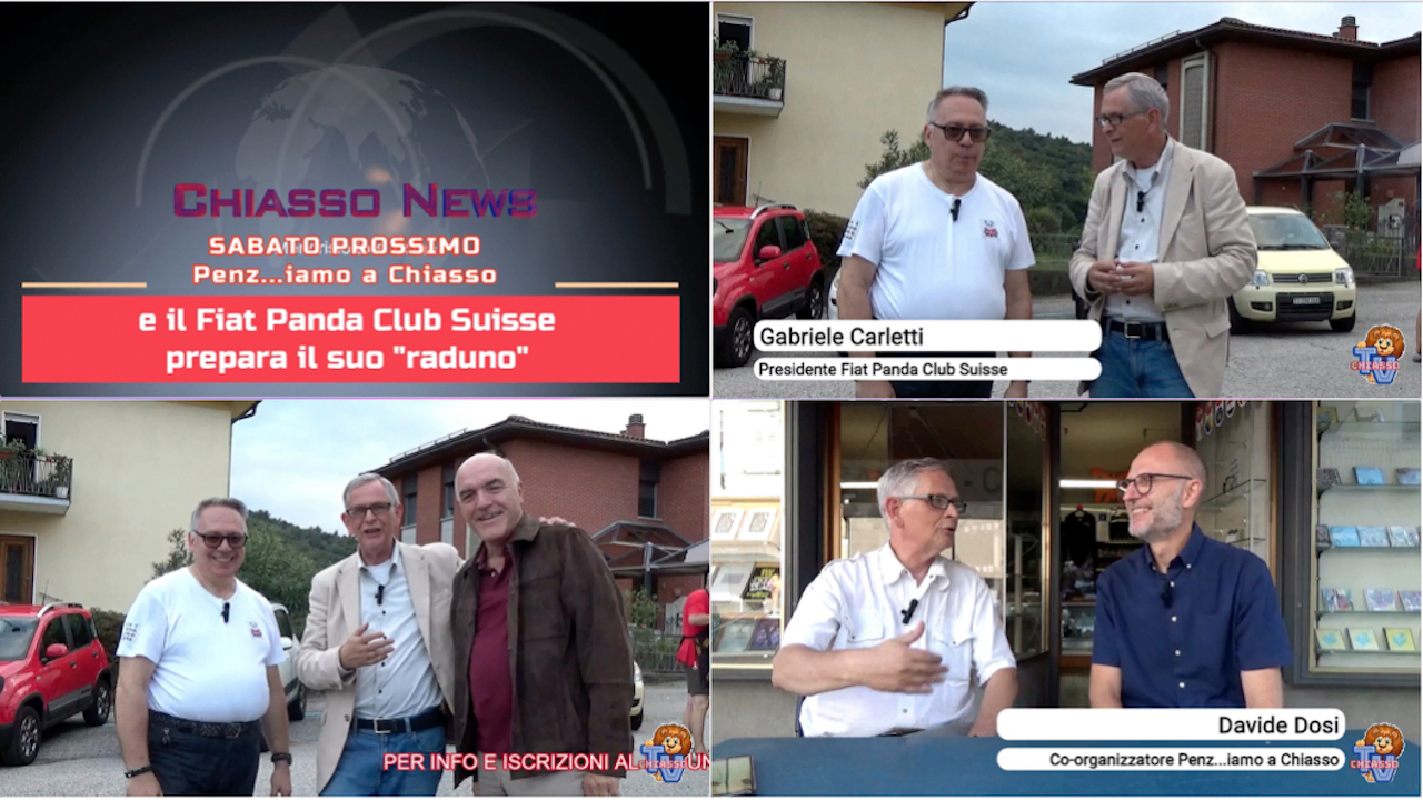 'Mentre sabato prossimo Penz...iamo a Chiasso il Fiat Panda Club Suisse prepara il raduno' episoode image