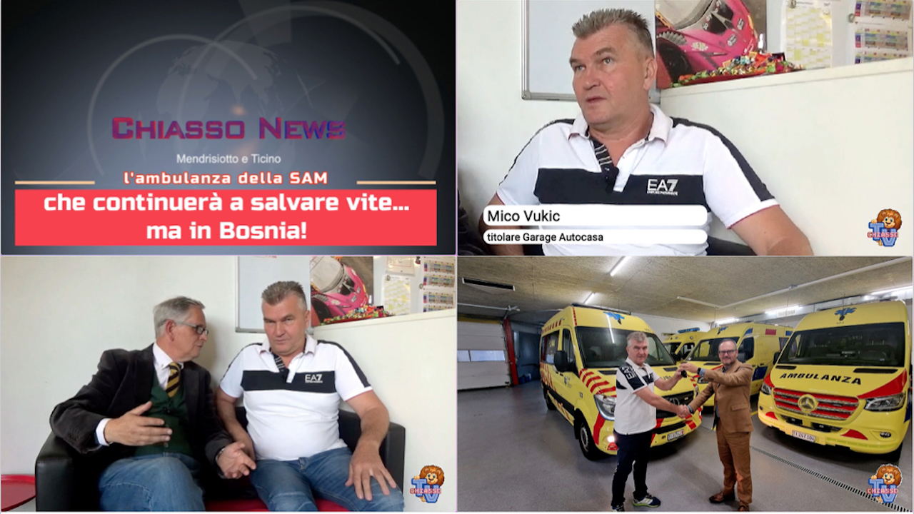 'L'ambulanza della SAM che continuerà a salvare vite... ma in Bosnia! ' episoode image