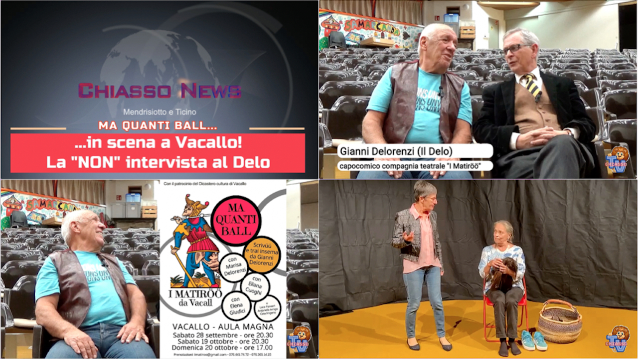 'MA QUANTI BALL in scena a Vacallo - La "NON intervista al Delo' episoode image
