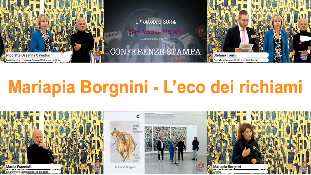 'Conferenza stampa - Mariapia Borgnini - L'eco dei richiami' episoode image