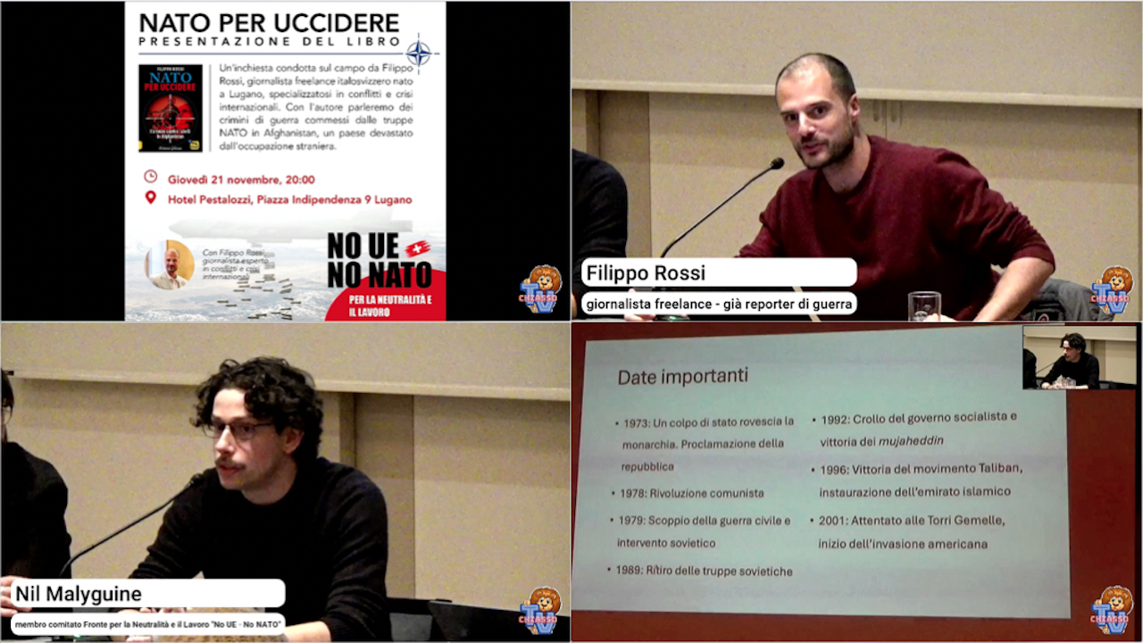 'Filippo Rossi senza freni sui crimini della NATO in Afghanistan' episoode image