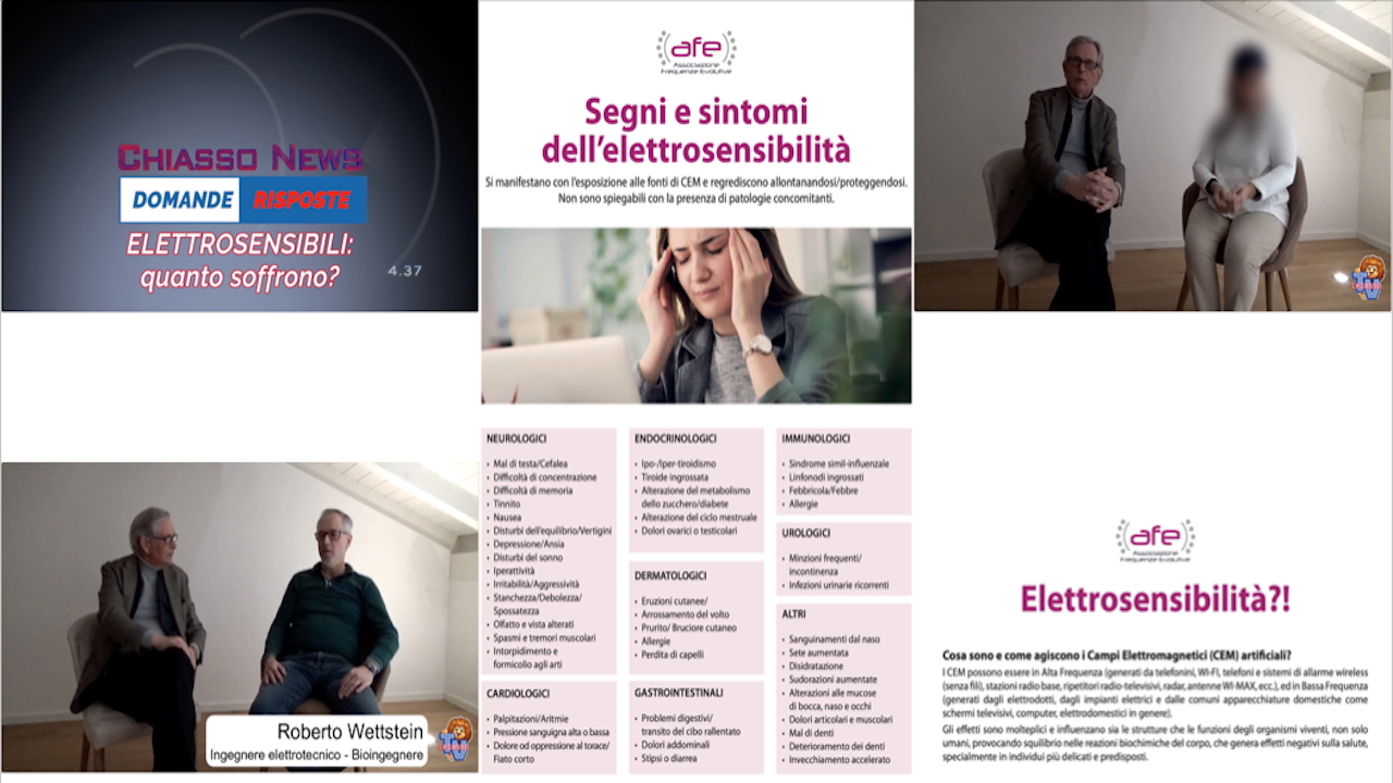 'Persone elettrosensibili - Quanto soffrono? ' episoode image