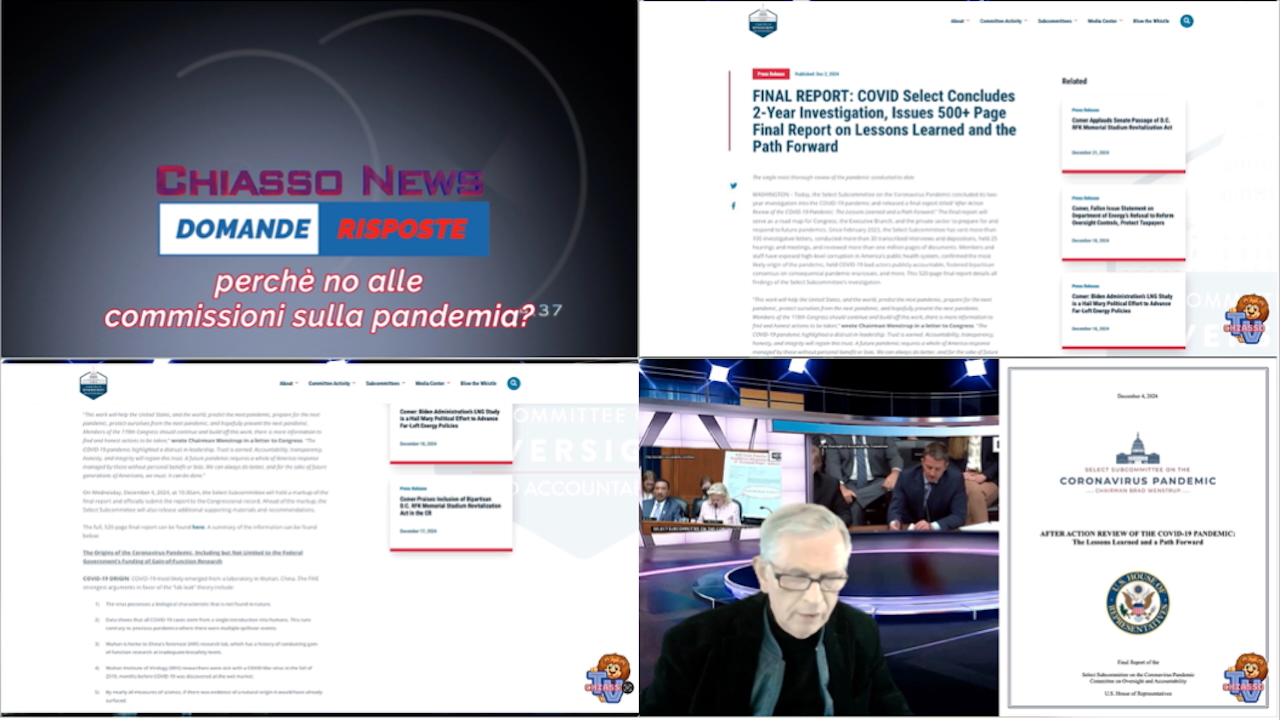'Perchè no alle commissioni d'inchiesta sulla pandemia? ' episoode image