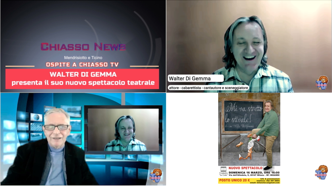 'Intervista esclusiva a Walter Di Gemma sul suo novo spettacolo ' episoode image