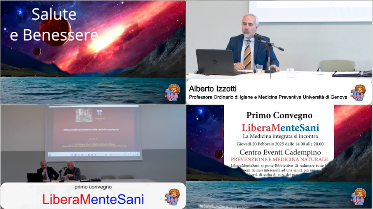 'Prof. Alberto Izzotti - Efficenza del trattamento con olio ozonizzato ' video thumbnail