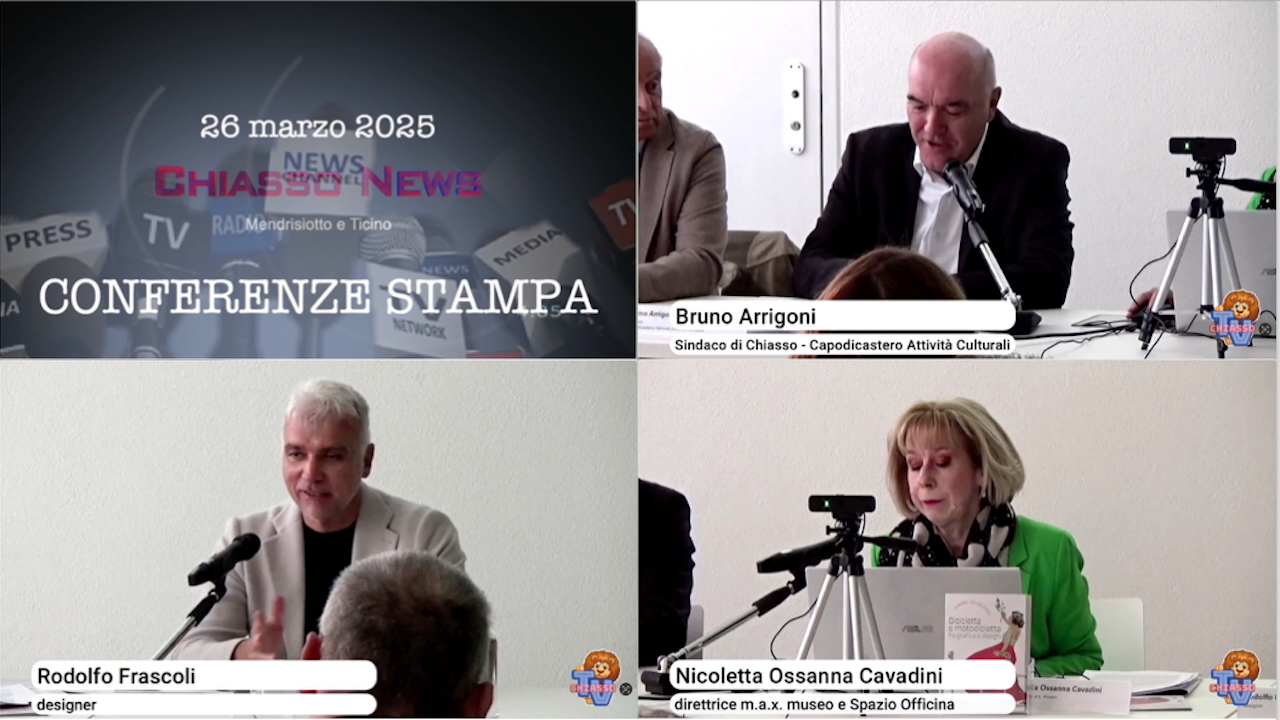'Conferenza Stampa - Bicicletta e motocicletta fra grafica e design ' episoode image