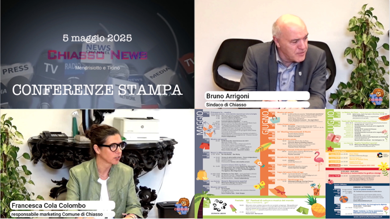 'Conferenza Stampa - Agenda di Chiasso estate 2025' episoode image
