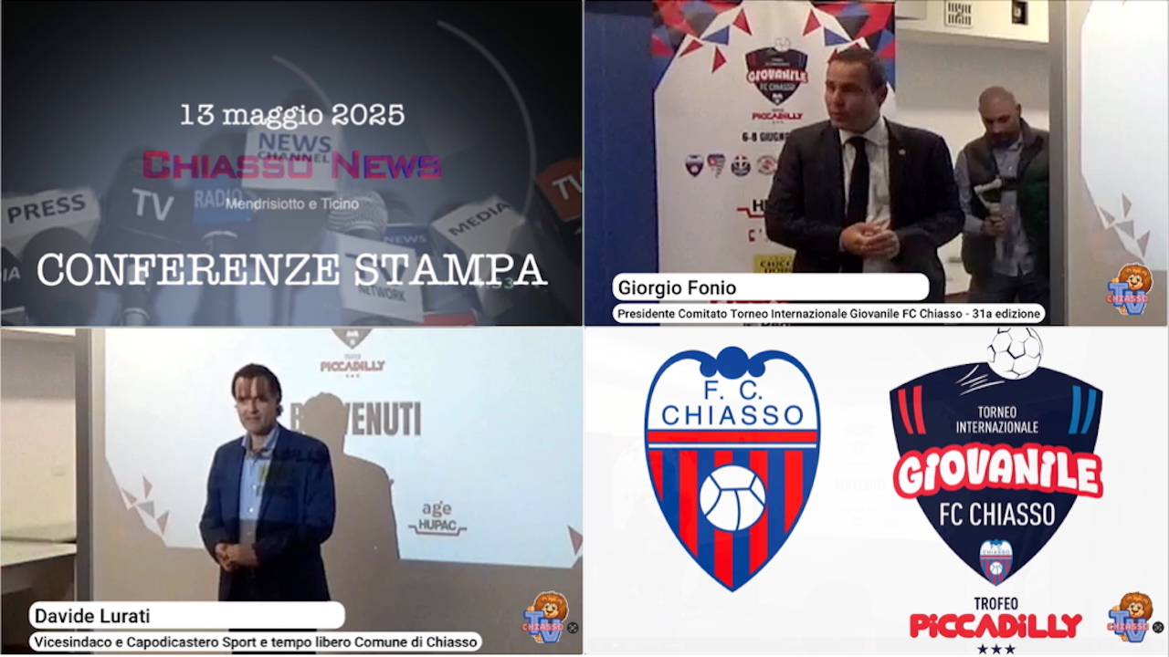 'Conferenza Stampa - 31ma edizione Torneo Internazionale Giovanile FC Chiasso' video thumbnail