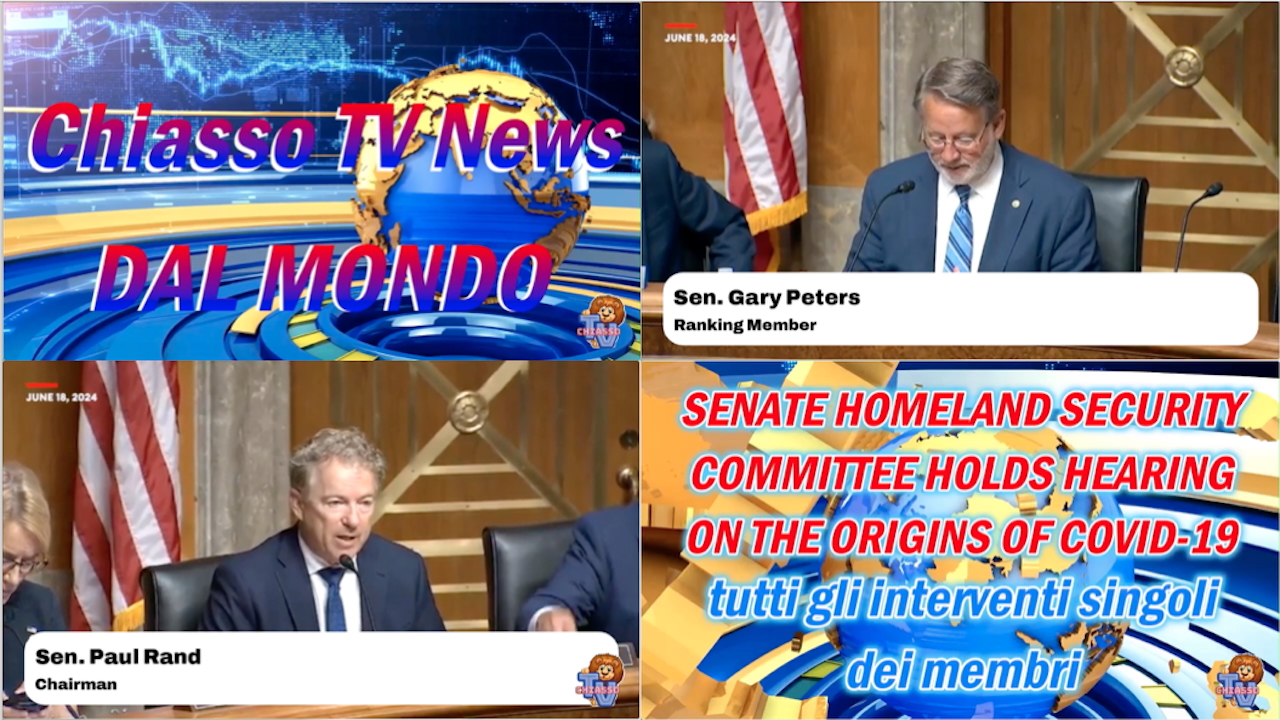'Audizione Commissione Sicurezza Interna Senato USA 18 giugno 2024 - prima parte' video thumbnail