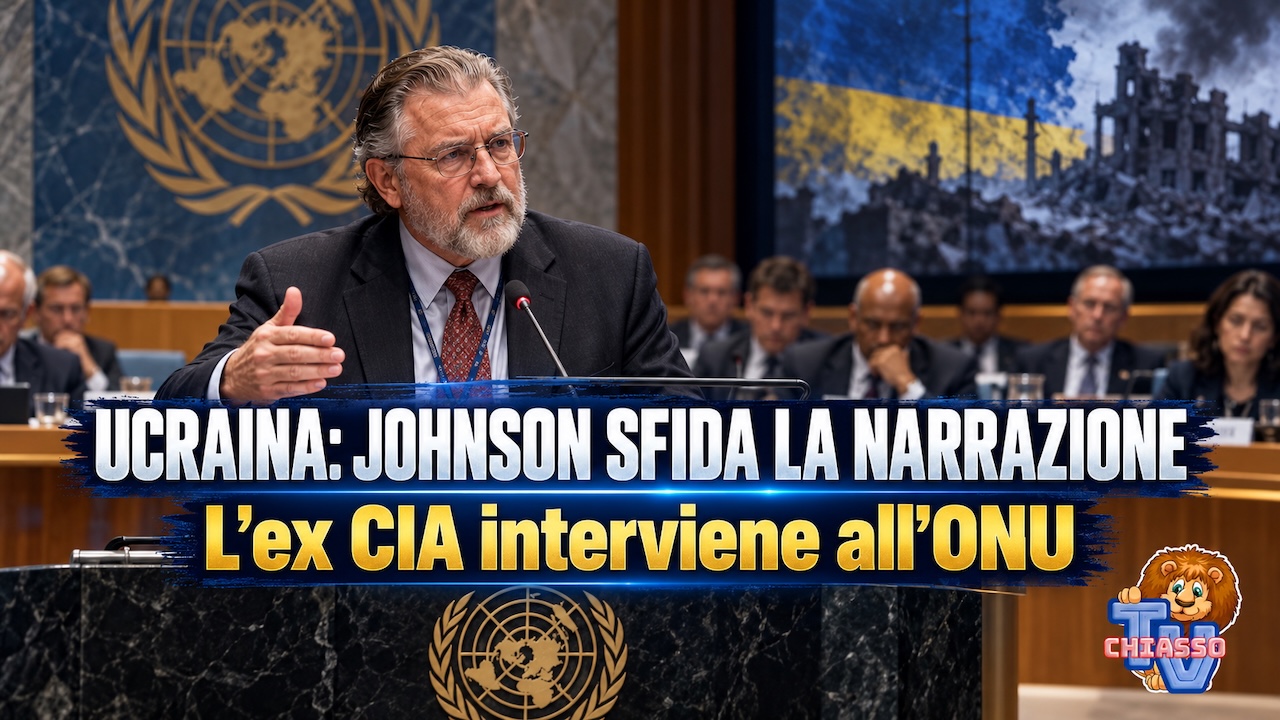 'Ucraina, l’ex agente CIA Larry Johnson all’ONU: il discorso integrale che rimette in discussione la narrazione della guerra' video thumbnail