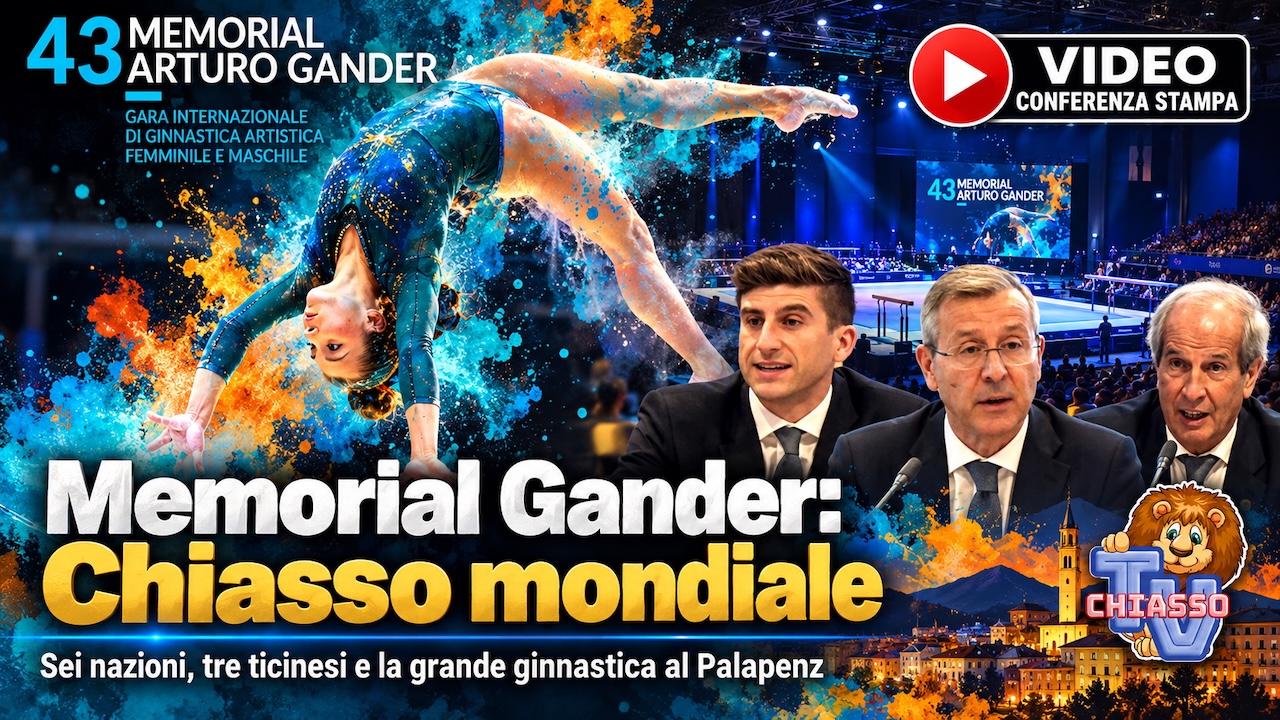 'Memorial Gander: Chiasso accoglie la ginnastica mondiale. Sei nazioni e tre ticinesi in pedana' video thumbnail