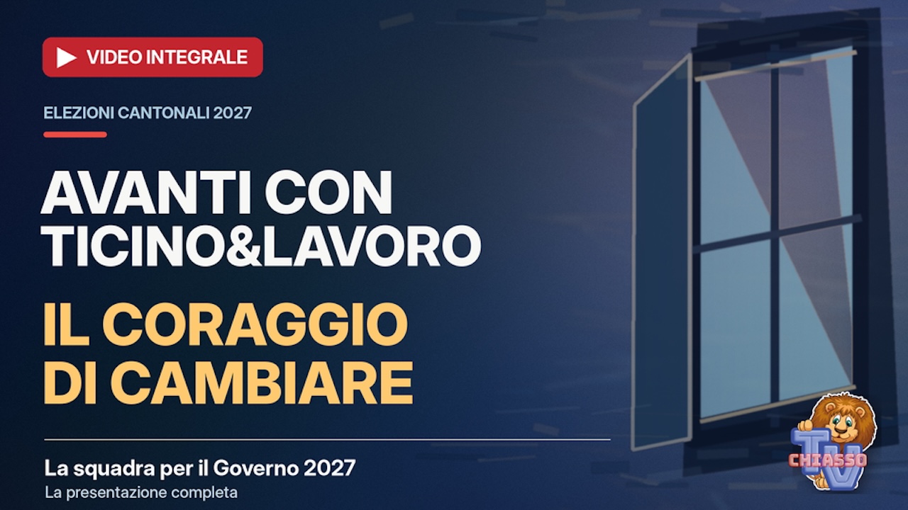 'Avanti con Ticino&Lavoro: «Il coraggio di cambiare». Il video della presentazione della squadra per il Governo' video thumbnail